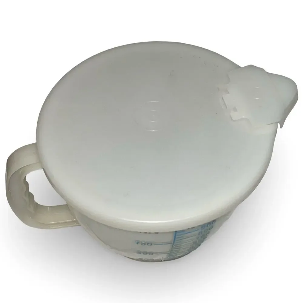 Tupperware 4 Cup Measuring Pitcher Red Lettering Mix N Stor 1288 Lid 1289 VTG
